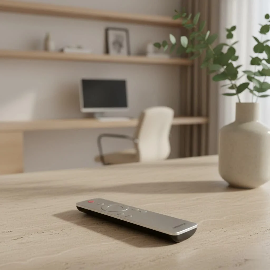 Universal remote controlling an LG Smart TV and other devices
