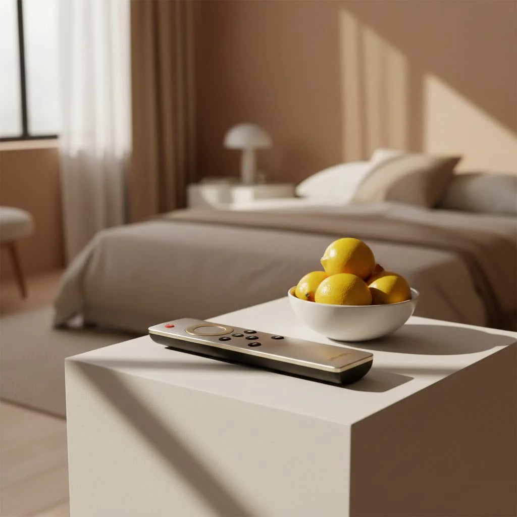 A collection of various remote controls on a coffee table